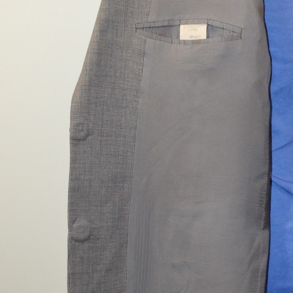 Ralph Lauren 44L Sport Coat Blazer Suit Jacket Gra - Picture 8 of 8